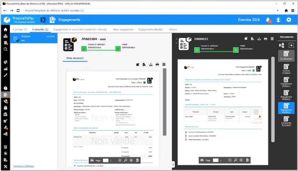 Gestion des Engagements Gestion des Engagements